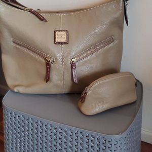 Dooney & Bourke leather hobo bag